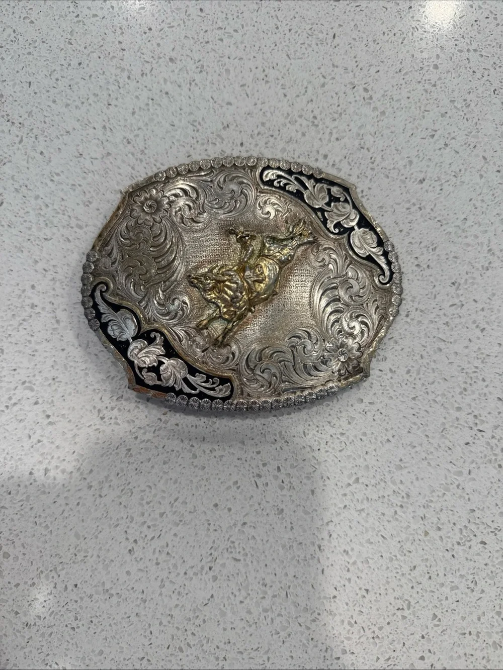 Montana Silversmiths Western Belt Buckle Bull Rider
